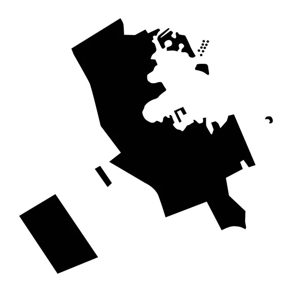Муніципалітет Давах Адміністративний Поділ Країни Катару Векторні Ілюстрації — стоковий вектор