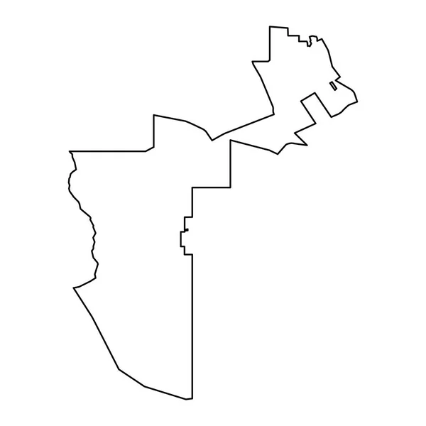 Муниципалитет Аль Райян Административное Деление Катара Векторная Иллюстрация — стоковый вектор