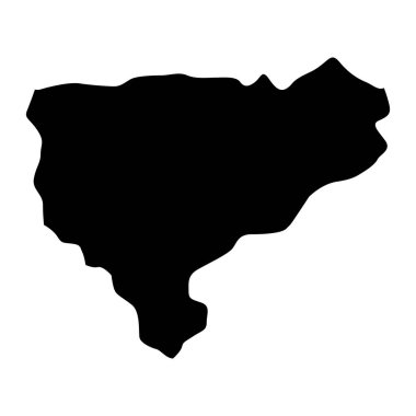 Al Mahwit Valiliği, Yemen 'in idari bölümü. Vektör illüstrasyonu.