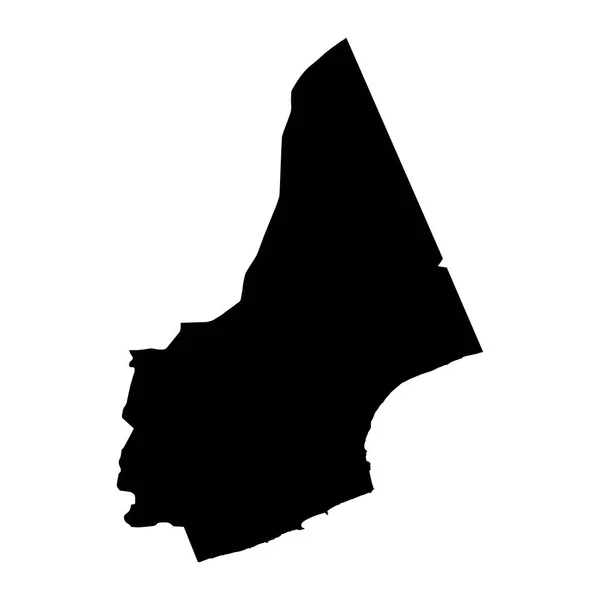 Mahrah省 也门国家行政区划 矢量说明 — 图库矢量图片