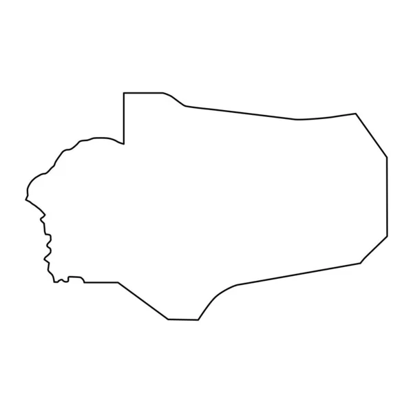 Jawf省 也门国家行政区划 矢量说明 — 图库矢量图片