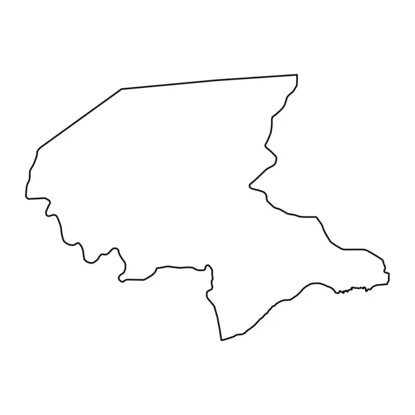 Шабава Адміністративний Поділ Країни Ємен Векторні Ілюстрації — стоковий вектор