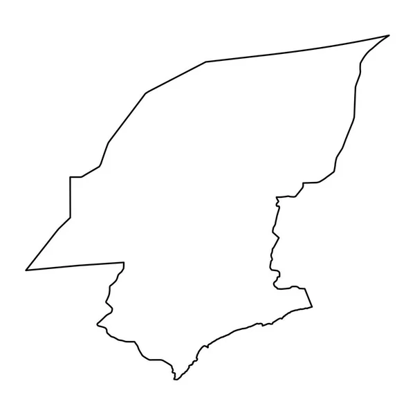 Gouvernorat Hadramaut Division Administrative Pays Yémen Illustration Vectorielle — Image vectorielle