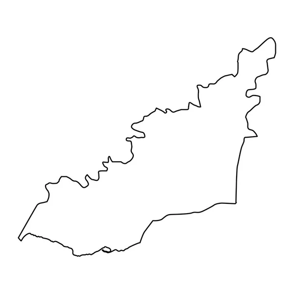 Provincia Lahij División Administrativa Del País Yemen Ilustración Vectorial — Vector de stock