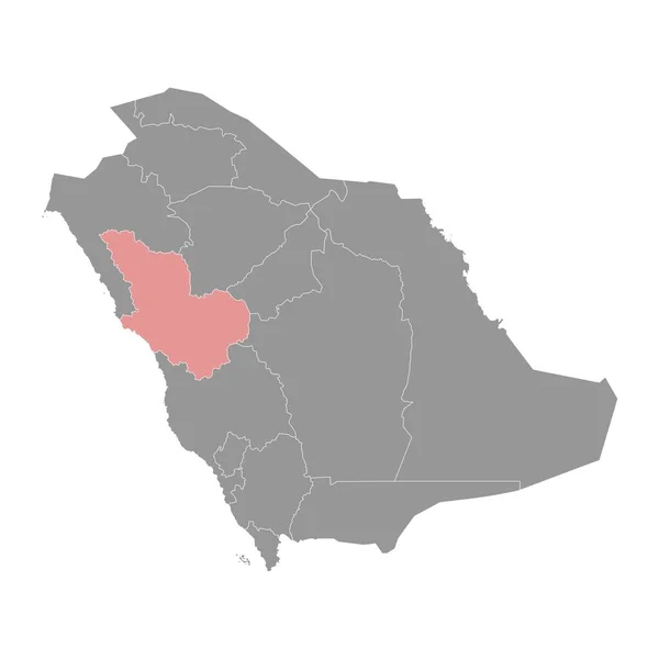 Medina Province Administrative Division Country Saudi Arabia Vector Illustration — Stock Vector