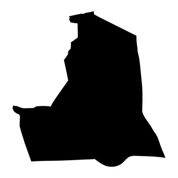 エジプトの行政区画であるイスマリアの地図 ベクトルイラスト — ストックベクタ