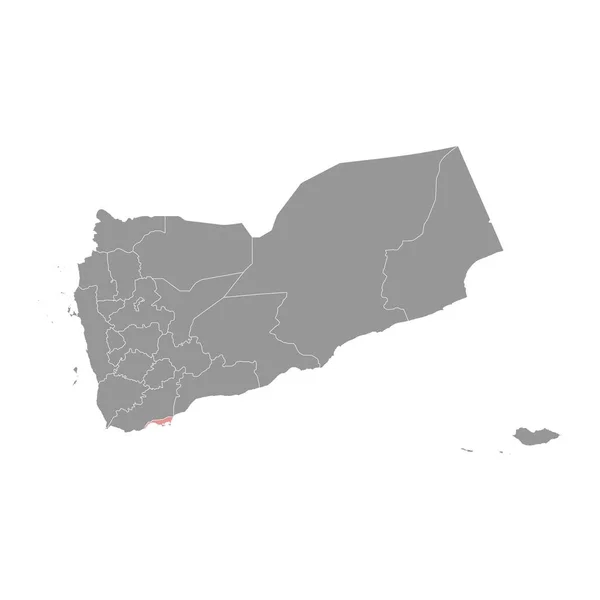 アデン知事 イエメン国の行政部門 ベクトルイラスト — ストックベクタ