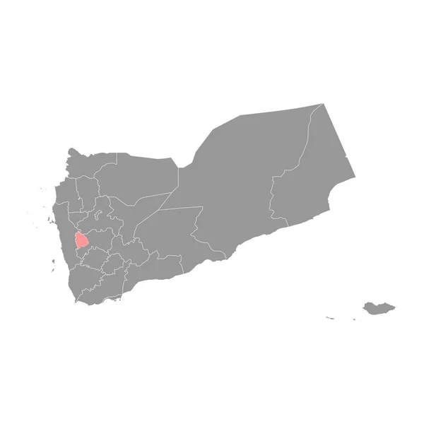 Raymah Gouvernement Verwaltungseinheit Des Landes Jemen Vektorillustration — Stockvektor