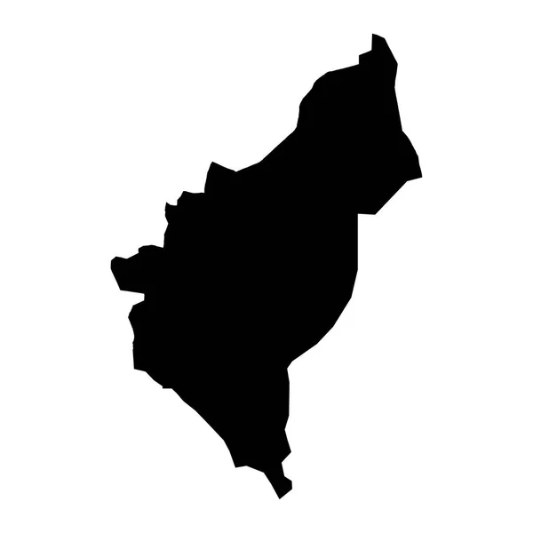Карта Региона Доссо Административное Деление Страны Нигер Векторная Иллюстрация — стоковый вектор