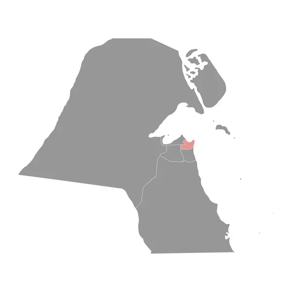 Провинция Хавалли Административное Деление Страны Кувейт Векторная Иллюстрация — стоковый вектор