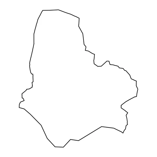 Maradi Regio Kaart Administratieve Indeling Van Het Land Niger Vectorillustratie — Stockvector