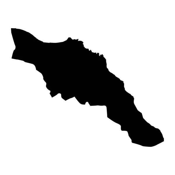 Μουσκάτ Κυβερνητικός Χάρτης Διοικητική Διαίρεση Του Ομάν Εικονογράφηση Διανύσματος — Διανυσματικό Αρχείο