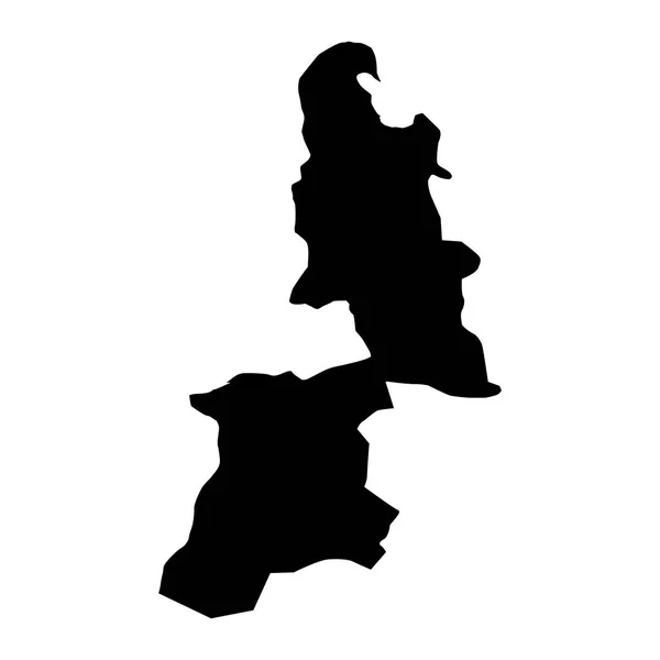 Buraimi Valiliği Haritası Umman Dari Bölümü Vektör Illüstrasyonu — Stok Vektör