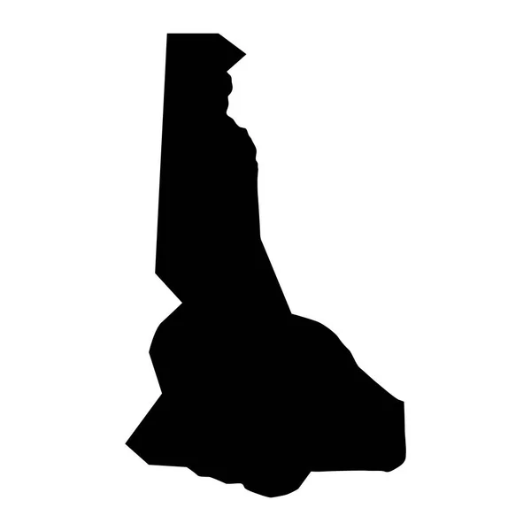 Χάρτης Του Νείλου Διοικητική Διαίρεση Του Σουδάν Εικονογράφηση Διανύσματος — Διανυσματικό Αρχείο