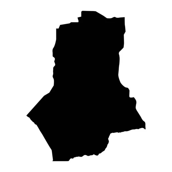 Karte Des Bundesstaates Süddarfur Verwaltungseinheit Des Sudan Vektorillustration — Stockvektor