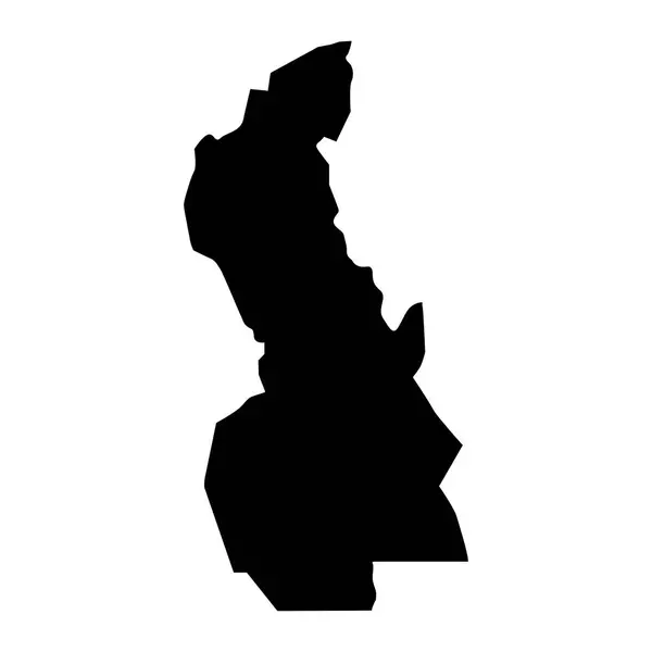 Χάρτης Του Λευκού Νείλου Διοικητική Διαίρεση Του Σουδάν Εικονογράφηση Διανύσματος — Διανυσματικό Αρχείο