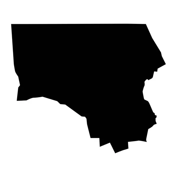 Карта Північного Кордофану Адміністративний Поділ Судану Векторні Ілюстрації — стоковий вектор