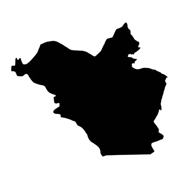 瓦西特省地图 伊拉克行政区划 矢量说明 — 图库矢量图片