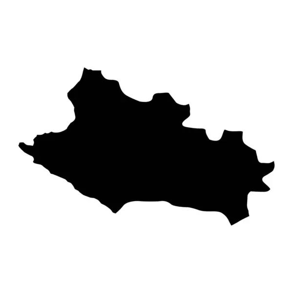 Lorestan Eyalet Haritası Ran Idari Bölümü Vektör Illüstrasyonu — Stok Vektör