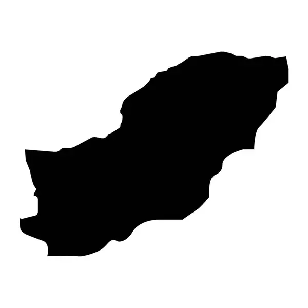Mapa Província Golestão Divisão Administrativa Irão Ilustração Vetorial — Vetor de Stock