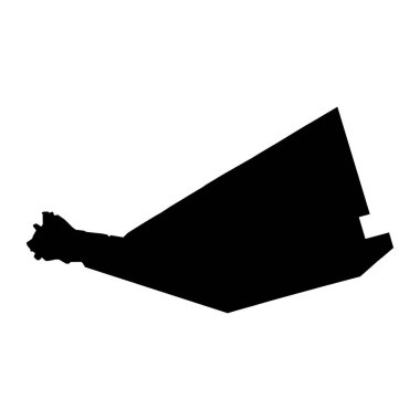 Mafraq valilik haritası, Ürdün idari bölümü.