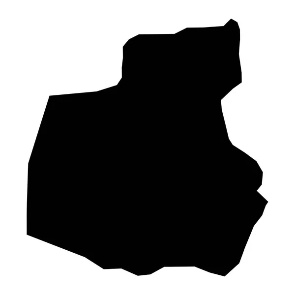 Madaba省地图 约旦行政区划 — 图库矢量图片