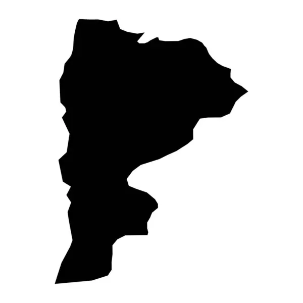 バルカ州知事地図 ヨルダンの行政区画 — ストックベクタ