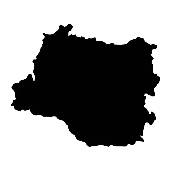 Los Rios Region Map Administrative Division Chile — Stock Vector