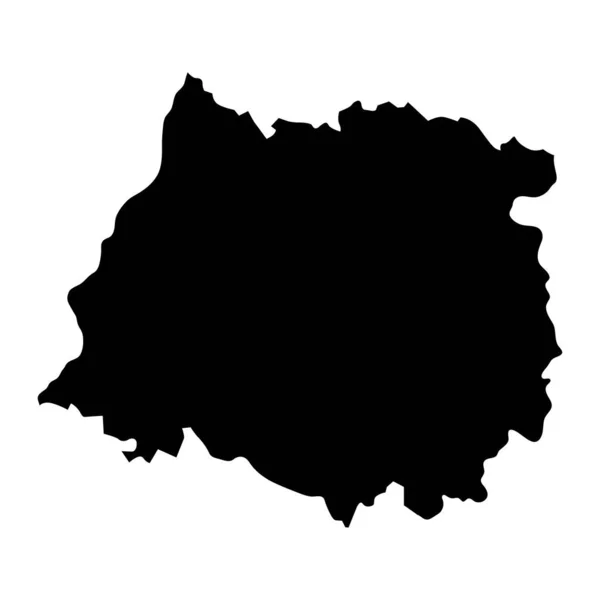 Maule Bölgesi Haritası Şili Idari Bölümü — Stok Vektör