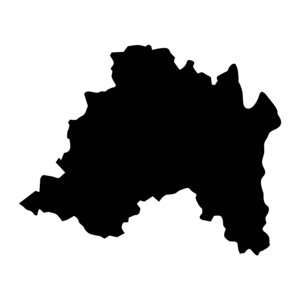Santiago Carte Région Métropolitaine Division Administrative Chili — Image vectorielle