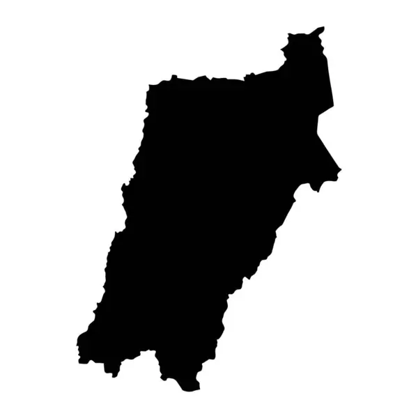 Carta Geografica Della Regione Atacama Divisione Amministrativa Del Cile — Vettoriale Stock