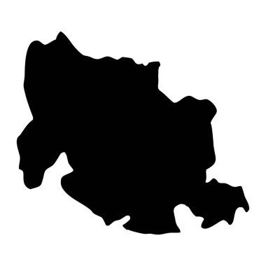 Carabobo eyalet haritası, Venezuela idari bölümü.