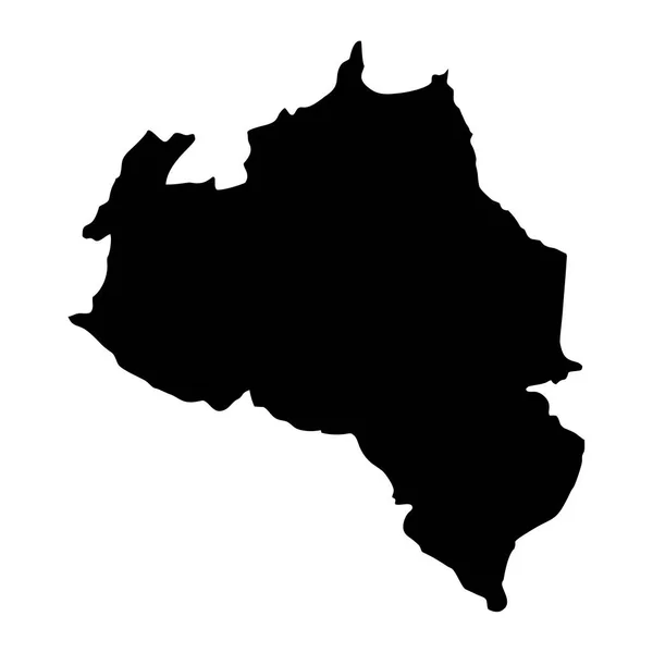 Portuguesa State Map Administrative Division Venezuela — Stock Vector