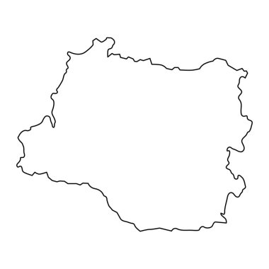 Los Rios bölgesi haritası, Şili idari bölümü.