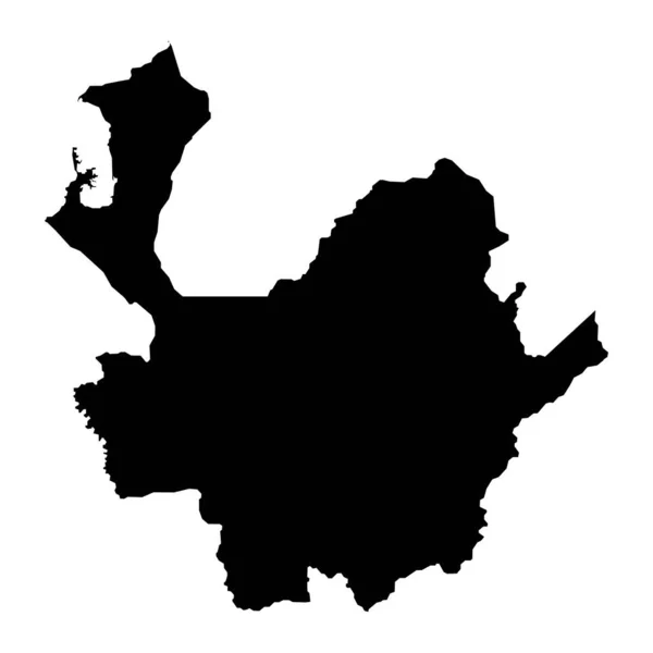 Antioquia Département Carte Division Administrative Colombie — Image vectorielle