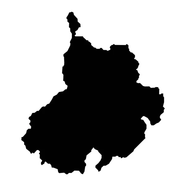 サンタンデール県地図 コロンビアの行政区画 — ストックベクタ