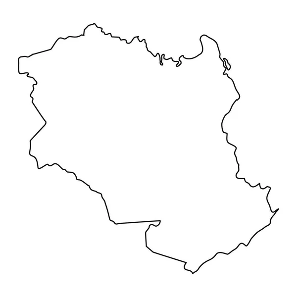 Carte Etat Monagas Division Administrative Venezuela — Image vectorielle