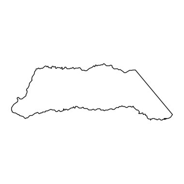 Arauca departmanı haritası, Kolombiya idari bölümü.