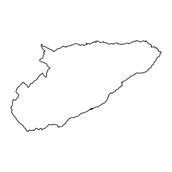 Département Casanare Carte Division Administrative Colombie — Image vectorielle