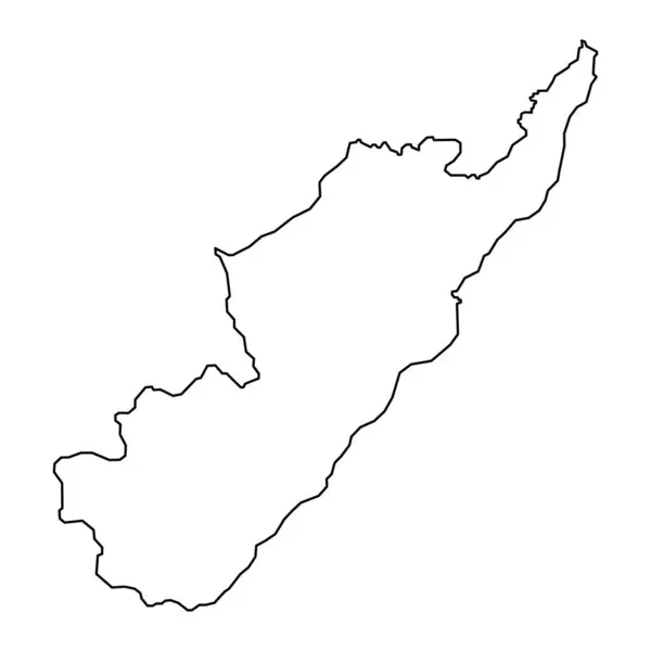 コロンビアの行政区画Huila — ストックベクタ