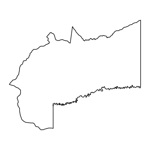Χάρτης Διαμερίσματος Meta Διοικητική Διαίρεση Της Κολομβίας — Διανυσματικό Αρχείο