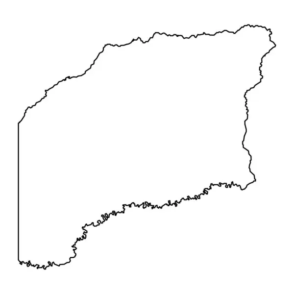 Χάρτης Διαμερίσματος Vichada Διοικητική Διαίρεση Της Κολομβίας — Διανυσματικό Αρχείο