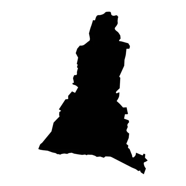 Карта Департаменту Лібертад Адміністративний Поділ Сальвадору — стоковий вектор