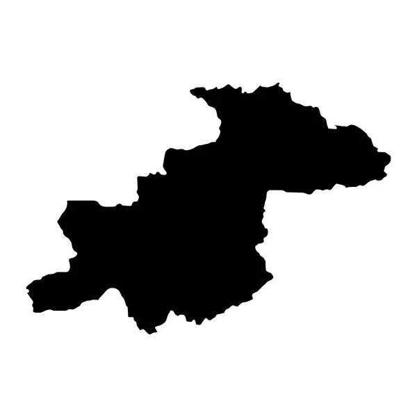 古尔省地图 阿富汗行政区划 — 图库矢量图片