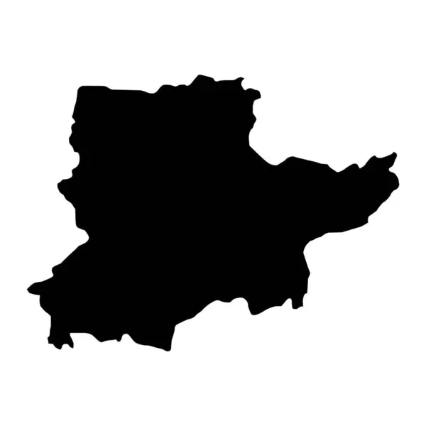 Daykundi省地图 阿富汗行政区划 — 图库矢量图片