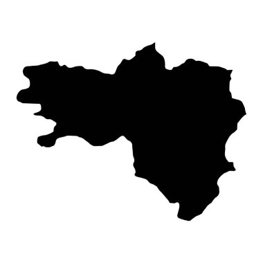 Meydan Wardak eyalet haritası, Afganistan idari bölümü.