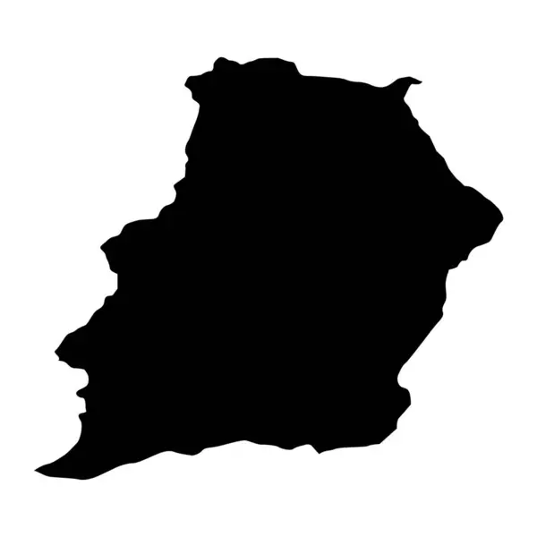 Karte Der Provinz Samangan Verwaltungseinheit Afghanistans — Stockvektor