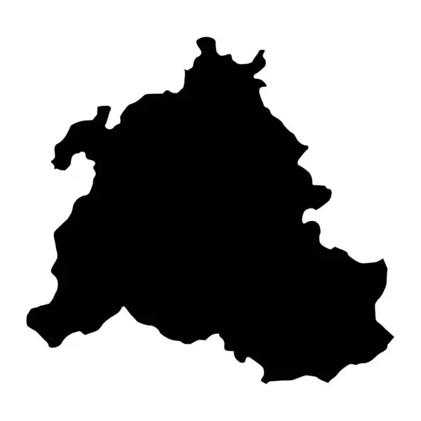 Karte Der Provinz Zabul Verwaltungseinheit Afghanistans — Stockvektor