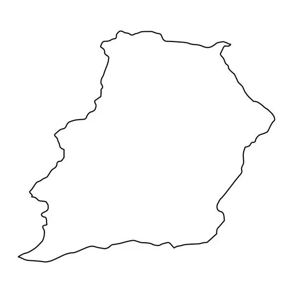 Samangan Provincia Mapa División Administrativa Afganistán — Archivo Imágenes Vectoriales