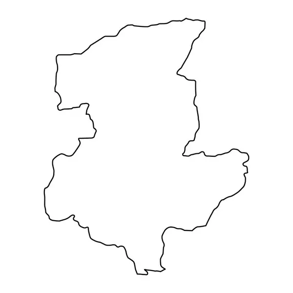 Mapa Provincie Sar Pol Správní Oblast Afghánistánu — Stockový vektor
